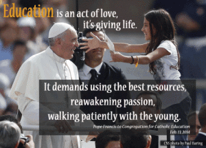 Pope Francis on Education