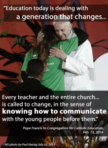 Pope Francis on Teachers and Parents roles in Education part of the CatholicFIT Program