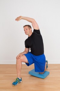 CatholicFIT (Faith and Fitness) Exercise - Half Kneeling with Reach